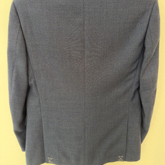Brooks Brothers - 100% Wool - Milano Slim Fit - Blue Sportscoat Blazer - NEW - Picture 3 of 8